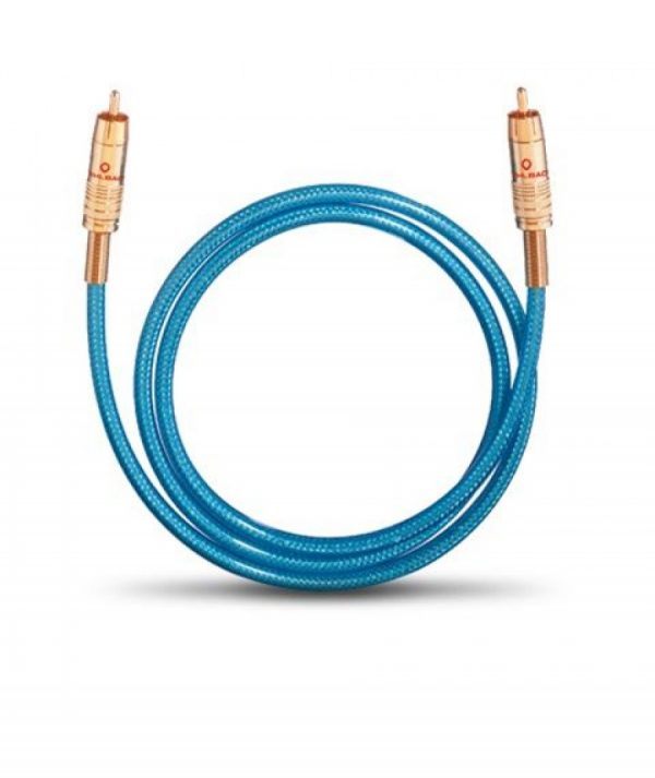 Cavo Audio Digitale Coassiale Oehlbach NF 113 DI 150 | S/PDIF 75 Ohm | 1,5 M | Jack 3.5 A 2 RCA | Contatti Placcati Oro 24ct